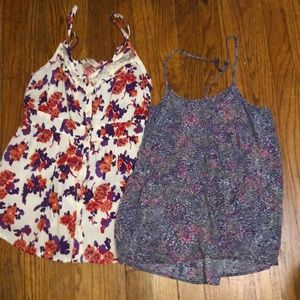 2 tank tops.